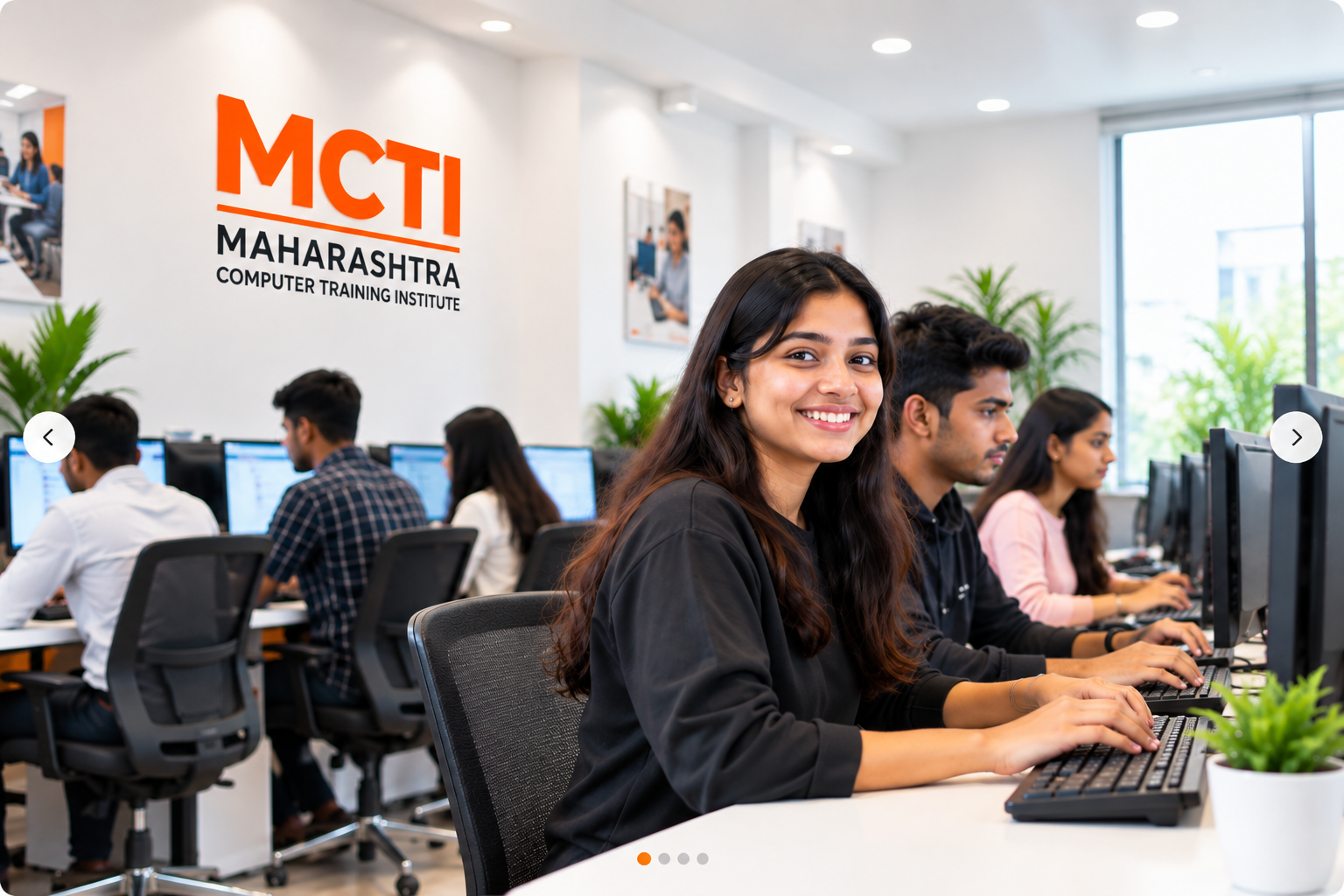 MCTI Kharghar computer training students